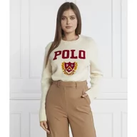Swetry damskie - POLO RALPH LAUREN Wełniany sweter | Regular Fit - miniaturka - grafika 1