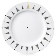 Talerze - Talerz deserowy porcelanowy CHOINKA 20cm ORION 129583 - miniaturka - grafika 1