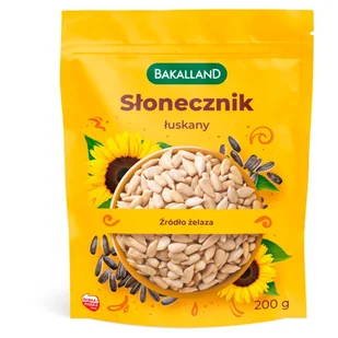 Bakalland Słonecznik łuskany 200 g - Orzechy i nasiona - miniaturka - grafika 1