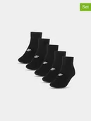 Skarpetki męskie - 4F Skarpety (5 par) w kolorze czarnym - miniaturka - grafika 1
