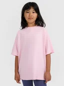 Koszulki dla dziewczynek - 4F T-shirt oversize z nadrukiem dziewczęcy - różowy 146 (10-11 lat) - miniaturka - grafika 1