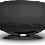 Pokrowce na grilla - Pokrowce na grille Weber Baby Q, Q100 Q120 i Q1000, pokrowiec na grilla zewnętrznego, czarny - miniaturka - grafika 1