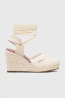 Espadryle damskie - Blauer espadryle Wells kolor beżowy na koturnie S3WELLS01 - miniaturka - grafika 1