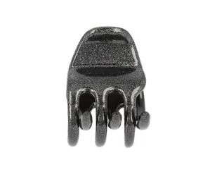 Klamra francuska czarna brokatowa 2x3 cm - Ozdoby do włosów - miniaturka - grafika 1