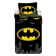 Pościel dla dzieci - Bawełniana pościel dziecięca jednoosobowa 140x200 cm Batman "The Emblem" – Jerry Fabrics - miniaturka - grafika 1
