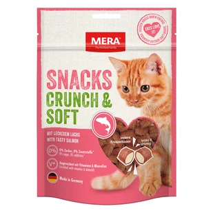 MERA Crunch & Soft, łosoś - 200 g - Przysmaki dla kotów - miniaturka - grafika 2