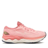 Buty sportowe damskie - Buty do biegania Mizuno Wave Skyrise 4J1GD230923 Różowy - miniaturka - grafika 1