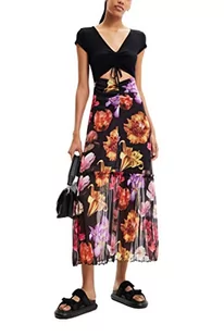 Desigual Sukienka damska, czarny, XS - Sukienki - miniaturka - grafika 1