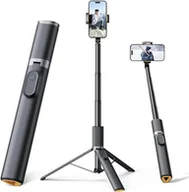 Selfie stick - Moman IST01 statyw do selfie, 153 cm, aluminiowy statyw do telefonu komórkowego, przenośny, uchwyt na telefon komórkowy, drążek do selfie do smartfonów, All in 1 kijek do selfie - miniaturka - grafika 1