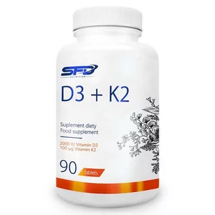 Witamina D3 + K2 90 tabletek - Witaminy i minerały dla sportowców - miniaturka - grafika 1