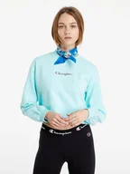 Bluzy damskie - Bluza bez kaptura damska Champion 112685-BS134 XS Błękitna (8053305430050) - miniaturka - grafika 1