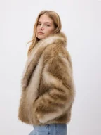 Moda i Uroda OUTLET - Reserved - Sztuczne futro - bursztynowy - miniaturka - grafika 1