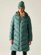 Płaszcze damskie - Regatta Płaszcz pikowany "Anita" w kolorze zielonym - miniaturka - grafika 1