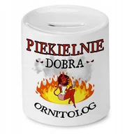 Skarbonki - Skarbonka Dla Ornitologa na Urodziny na Prezent z Nadrukiem ze Zdjęciem + Opakowanie na prezent (wzór 03) - miniaturka - grafika 1