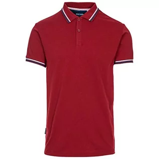 Koszulki męskie - Trespass Męska koszulka polo polo czerwony Mer S MATOPOTR0002 - grafika 1