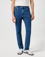 Spodnie męskie - Męskie spodnie jeansowe proste Wrangler RIVER W36 L34 - miniaturka - grafika 1