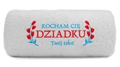 Ręczniki - pat15.net Ręcznik na dzień Dziadka haft Kocham Cię Dziadku 100x50 699 - miniaturka - grafika 1