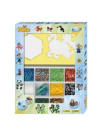 Zabawki kreatywne - Hama Midi Giant open Gift Box Blue 7200 pcs - miniaturka - grafika 1