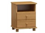 Szafki nocne - Szafka sosnowa nr S2 olcha - miniaturka - grafika 1