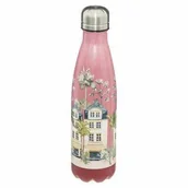Shakery i bidony sportowe - Butelka termiczna Iso Floral różowa - miniaturka - grafika 1