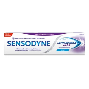 Sensodyne Mint Pasta do zębów z fluorkiem ultraszybka ulga 75 ml - Pasty do zębów Sensodyne Mint Pasta do zębów z fluorkiem ultraszybka ulga 75 ml - Pasty do zębów - miniaturka - grafika 1