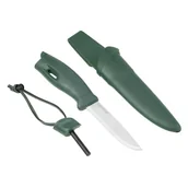 Noże - Light My Fire - Nóż survivalowy z krzesiwem Swedish FireKnife BIO - Zielony - 2121113110 - miniaturka - grafika 1