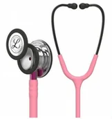 Urządzenia medyczne - Stetoskop Littmann Classic III 5962 Stetoskop Littmann Classic III, Mirror-Finish, przewód różowy, trzonek różowy, lira smoke - miniaturka - grafika 1