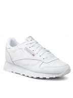 Buty sportowe damskie - Reebok Buty Cl Lthr GZ6097 Ftwwht/Ftwwht/Ftwwht - miniaturka - grafika 1