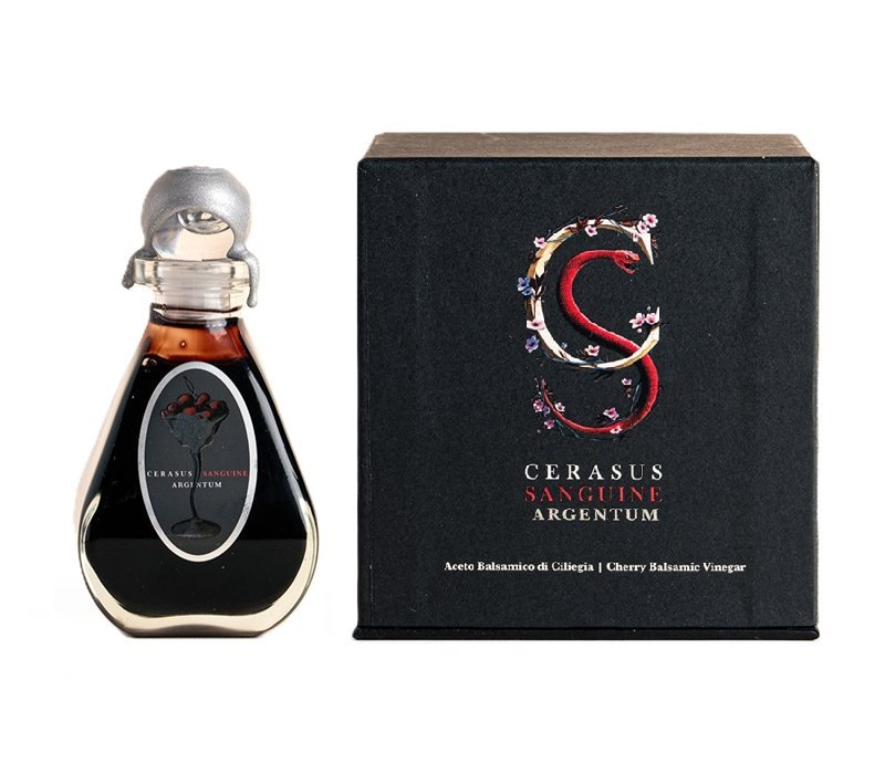Ocet balsamiczny z wiśni Argentum, 100 ml - 100% naturalny / Cerasus Sanguine