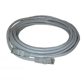 Kable miedziane - No name UTP patchcord UTP patchcord Cat.5e RJ45 M-3m nieekranowany szary economy KB030ANS01 - miniaturka - grafika 1
