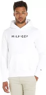 Bluzy męskie - Tommy Hilfiger Męska bluza z kapturem RWB Hilfiger, biała, M, biały, M - miniaturka - grafika 1
