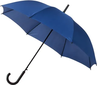 Automatyczna lekka parasolka damska ciemno niebieska z czarnym stelażem - Parasole - miniaturka - grafika 1