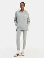 Bluzy damskie - adidas Komplet bluza i legginsy Leisure KB8448 Zielony Regular Fit - miniaturka - grafika 1