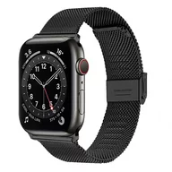 Akcesoria do smartwatchy - Apple Strado Stalowa bransoleta pasek do Watch 7 41mm (Czarna) DNPASSTLAW741.BLACK - miniaturka - grafika 1