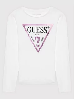 Bluzy dla chłopców - Guess Bluzka J84I36 K8HM0 Biały Regular Fit - grafika 1