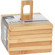 Podstawki pod garnki - Podstawka EXCELLENT HOUSEWARE bambusowa pod kubek - podkładka - miniaturka - grafika 1