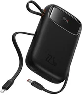 Powerbanki - Baseus QPow2 10000 mAh 22.5W Powerbank z wbudowanym kablem Lightning USB-C - miniaturka - grafika 1