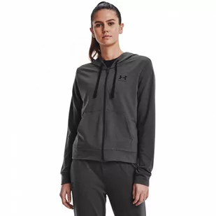 Damska bluza treningowa UNDER ARMOUR Rival Terry FZ Hoodie - Bluzy sportowe damskie - miniaturka - grafika 1