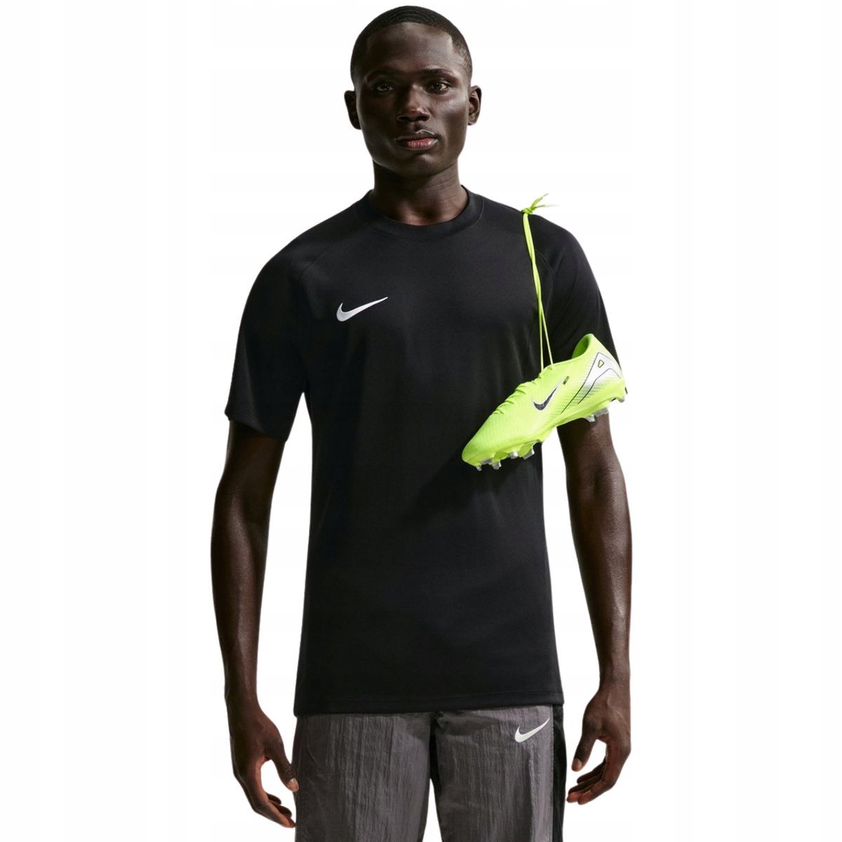 Koszulka męska Nike Park VIII Dri-Fit t-shirt sportowy czarny r.S