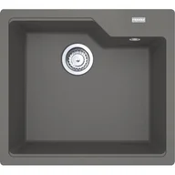 Zlewozmywaki - Franke Urban UBG 610-50 GSC Zlewozmywak granitowy jednokomorowy 56x50 cm kamienny szary 114.0687.259 - miniaturka - grafika 1