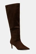 Kozaki damskie - Aldo kozaki KAYLYNN damskie kolor brązowy na szpilce 14147556 - miniaturka - grafika 1