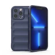 Etui i futerały do telefonów - Magic Shield Case etui do iPhone 13 Pro elastyczny pancerny pokrowiec ciemnoniebieski - miniaturka - grafika 1