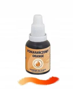 Barwnik Spożywczy W Płynie - Pomarańczowy - 20ml - Dodatki do ciast w proszku - miniaturka - grafika 1