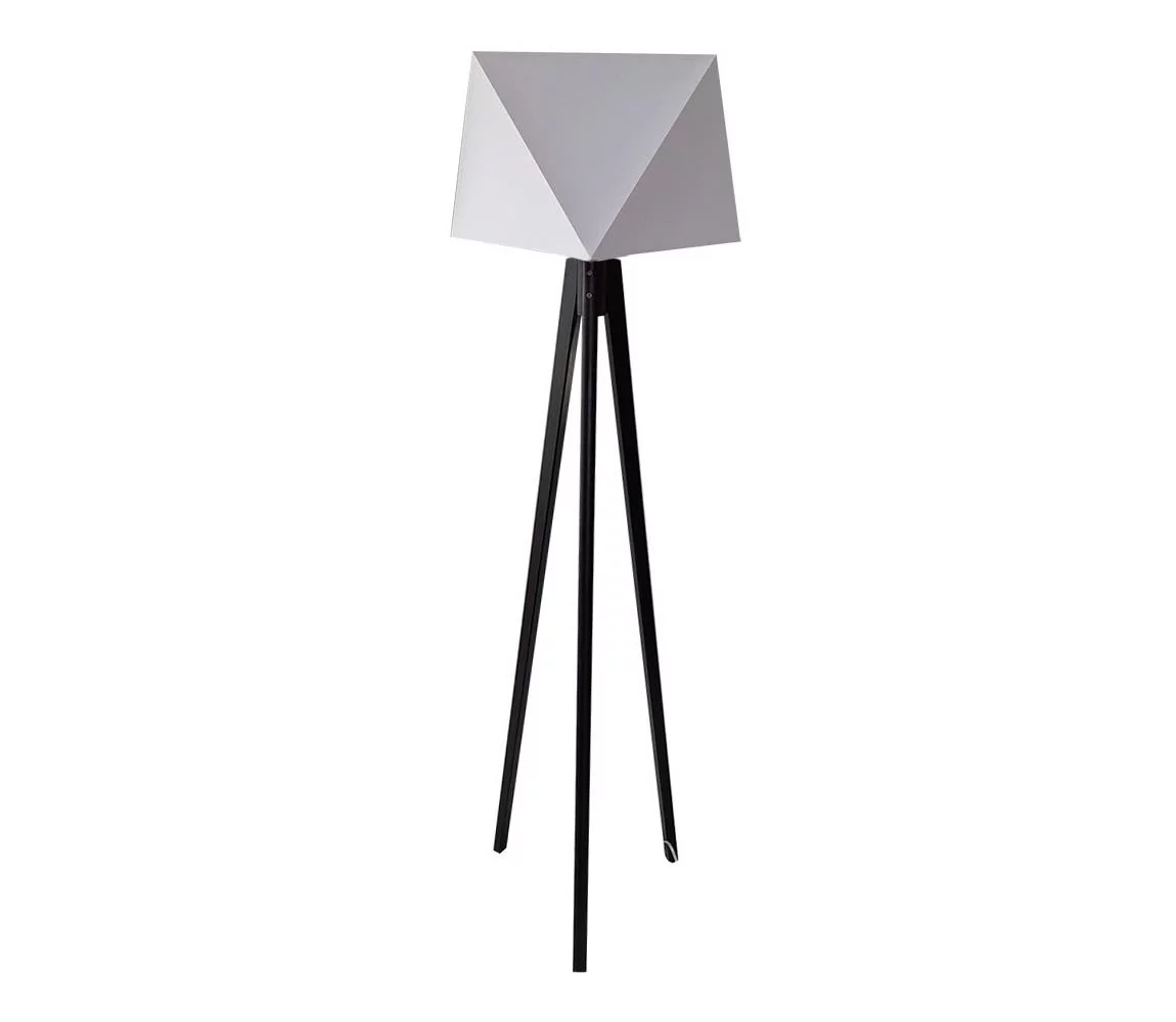 Lampa podłogowa BAKARO 1xE27/60W/230V wenge biały