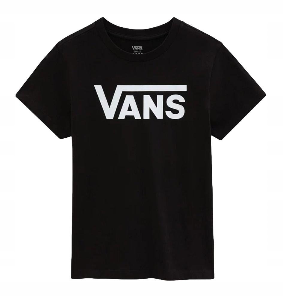 T-shirt Damski Flying V Crew Tee Czarny VANS VN0A3UP4BLK1 XXS
