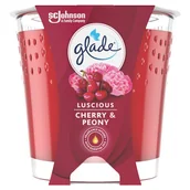 Świece - Świeca zapachowa Glade Luscious Cherry & Peony 129g - miniaturka - grafika 1