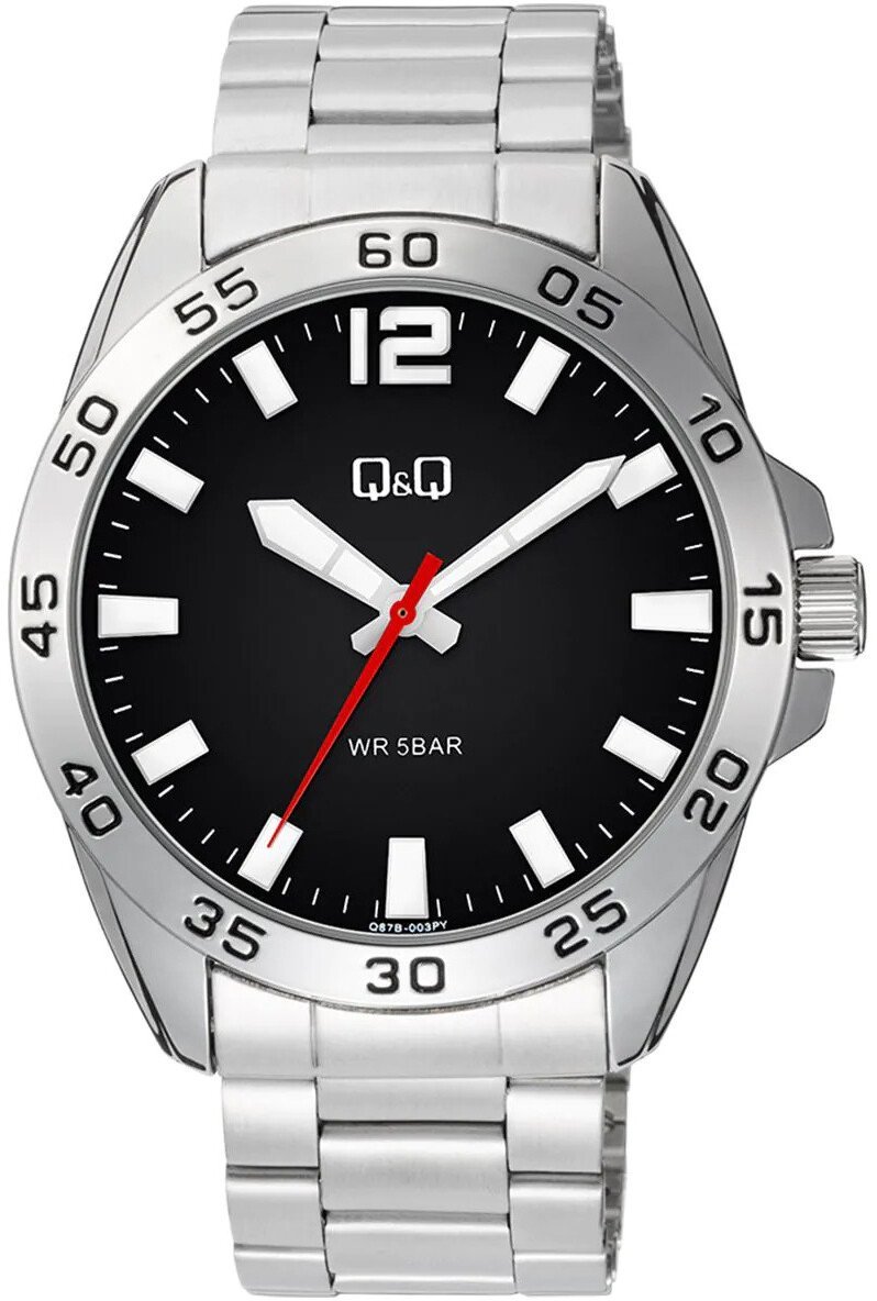 Zegarek męski QQ Q87B-003P srebrny