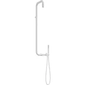 Zestawy prysznicowe - Zestaw prysznicowy natynkowy DEANTE Silia NQS A4XM z deszczownicą Bianco - miniaturka - grafika 1