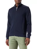 Kurtki męskie - bugatti Męska kurtka z dzianiny 8700-35120, granatowa, standardowa, morski, XL - miniaturka - grafika 1