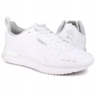 Sneakersy męskie - Buty męskie, sneakersy Puma R78 Sl 374127 02 White - miniaturka - grafika 1